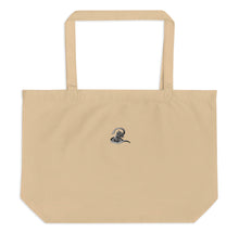 Load image into Gallery viewer, Embroidered Logo Organic Tote (XL)