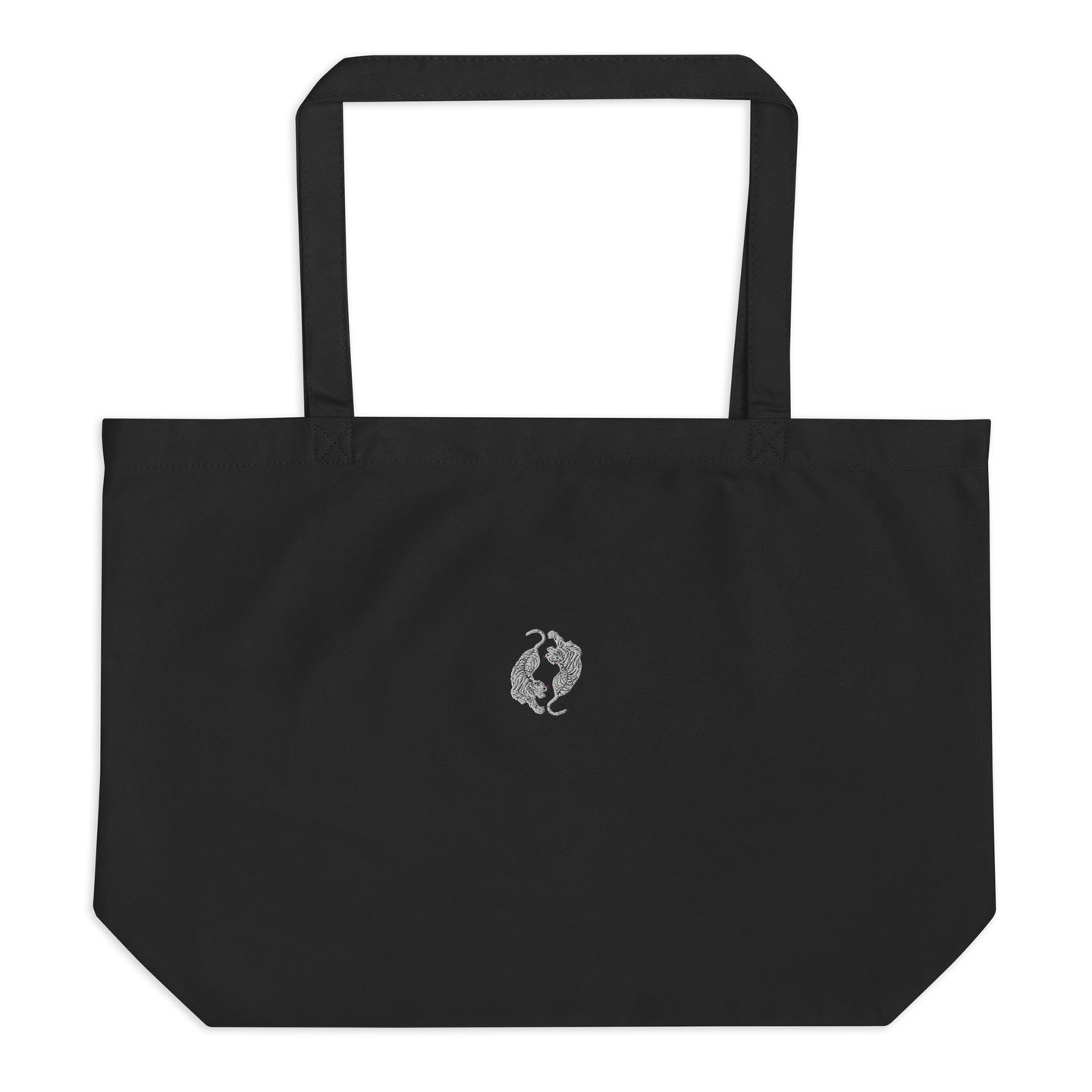 Embroidered Tigers Organic Tote (XL)